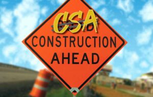 CSA Construction Ahead web